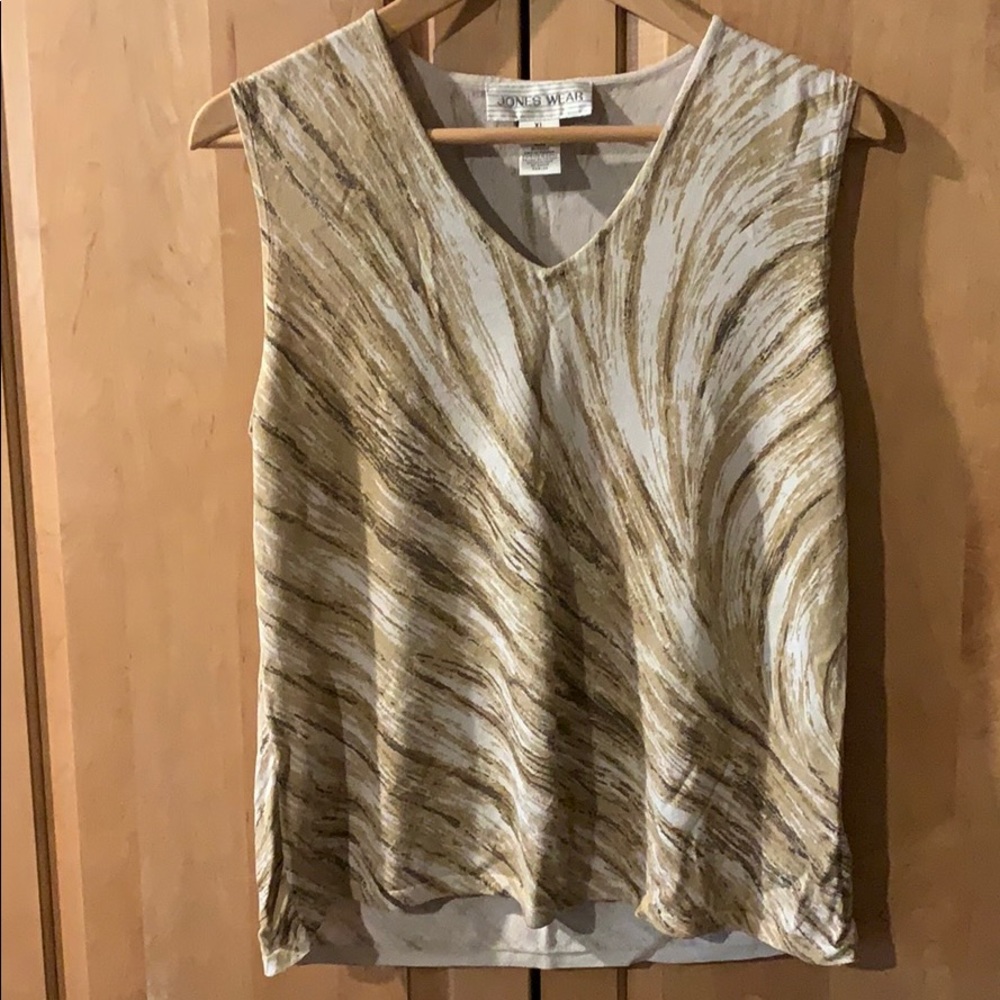 Jones Wear ‘painted’ v neck tank top
